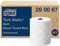 Tork Matic Rollenhandtuch Advanced 290067 - H1 Papierhandtücher für Rollenhandtuchspender, weich, reißfest, 2-lagig, weiß, mit Blatt-Prägung in Grau, 1 karton = 6 rollen
