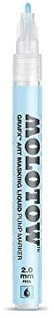 Molotow Grafx Art Verdecken Pumpflüssigkeit Filzstift, 2 mm feine Spitze