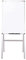 VIZ-PRO Magnetische Whiteboard/Flipchart-Staffelei, mit Alurahmen, 60x90 cm
