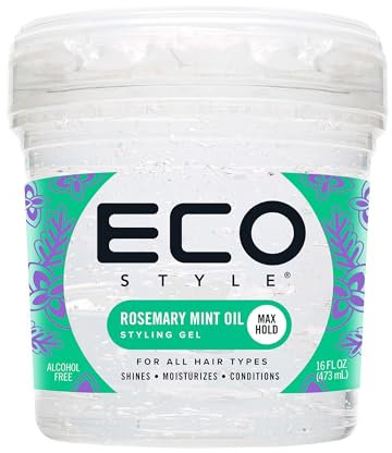 Eco Style Rosemary Mint Eco Styler Haargel, hydratisieren und stylen, alkoholfrei, 473 ml (1er Pack)