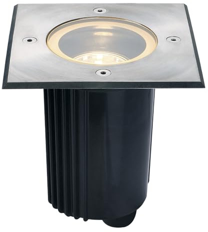 SLV inground Light DASAR 80 / Spot for Terrace, Outdoor spot, recessed Light Garden, Outdoor Floor Light / GU10 IP67 35W Stainless Steel