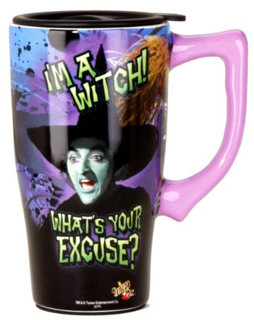 Spoontiques - Ceramic Travel Mugs - I'm A Witch Cup - Hot or Cold Beverages - Gift for Coffee Lovers