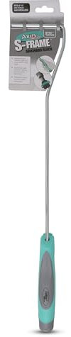 Axus Decor S-Frame Awkward Reach (Grey Series) Mini Sleeves, Ergonomic Grip & 6mm Chrome Plated Rod, Ideal for Trims & Tight Spaces, For Professional - 4-6/102-153mm
