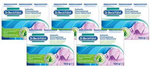 Dr. Beckmann Gallseife 100g Stück Gezielte Fleckentfernung (5er Pack)