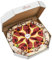 Pizza Socks Box - Pizza Peppéroni - 4 paires de Chaussettes FANTAISIE Uniques et Originales, Multicolore, 41 - 46