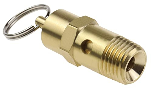 YINETTECH 1/4 BSP ottone compressore d'aria pressostato valvola di sicurezza 145PSI 10BAR