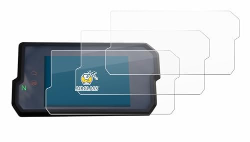 BROTECT 3 Stück Schutzglas für KTM 125/390 Duke 2017+ Schutzfolie Panzer Folie Glas Displayschutz Made in Germany [Kratzfest 9H, Anti-Fingerprint]