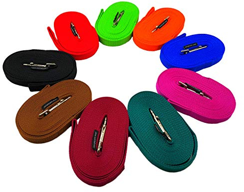 Schleppleine für Hunde 2-40 m Hundeleine Fährtenleine Trainingsleine mit Handschlaufe 20 mm/ 25 mm breit (20 m, Königsblau 25 mm)
