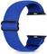 Ecogbd Correa de repuesto elástica compatible con Apple Watch de 38 mm, 40 mm, 42 mm, 44 mm, correa de nylon suave compatible con iWatch Series 6, 5, 4, 3, 2, 1, SE (azul oscuro, 42mm/44mm)