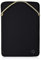 HP 14.1 Inch Black and Gold Protective Reversible Laptop Notebook Sleeve Case, Slim, Prevent Scratching, Zip-Free, Compatible With laptops Up To 14.1 Inch Including MacBook, HP Pavilion, Chromebook