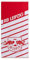 RB Leipzig Duschtuch - Stripe - rot-weiß Streifen 70 x 140 cm Badetuch RBL - Plus Lesezeichen Wir lieben Fußball