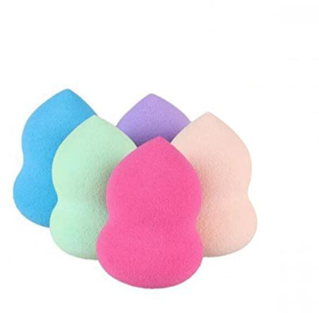 Make-up-Schwämme | latexfreie Make-up-Eier | besonders weiche Schminkschwämme | Make-up-Schwamm-Set | EUROXANTY Make-up-Zubehör | 5er Set