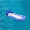 OUQIWEN Aufblasbares Schwimmbett,Floating Lounge,Schwebende Luftmatratze mit Mesh,Wasserhängematte Loungesessel,Pool Lounge luftmatratze
