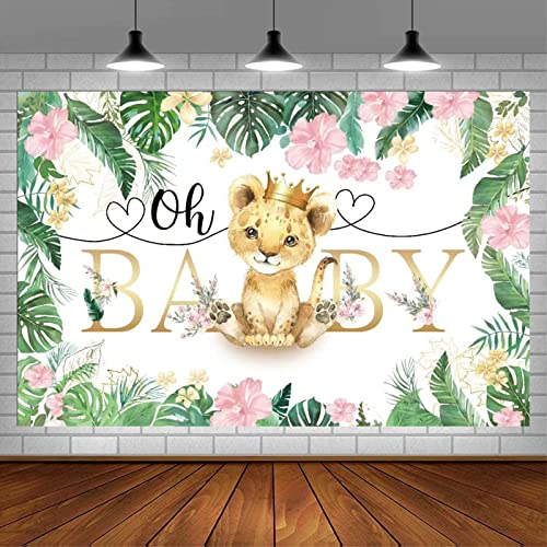 Bymivofun Oh Baby Hintergrund für Babyparty und Geburtstag - Polyester Professionelle Fotografie Wand (5 * 3 ft)