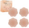 Copri Capezzolo - 2 Paia Coppe Silicone da Donna, Riutilizzabile Copricapezzoli, Reggiseni Adesivi, Autoadesivi Reggiseni Bra Pad