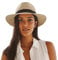 House of Ord Cape Town Pana-Mate Fedora Strohhut Damen Herren Sonnenhut mit UV Schutz 50-4 Farben in Größen S/56cm-M/58cm-L/61cm - Größe: S/M: 56 cm Farbe: Natur