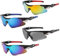 4Pack Polarized Sports Sunglasses Set, Protection Cycling Glasses for Men Women,Fashion Wraparound Windproof Light Sunglasses Glasses for Cycling Fishing Running Golf Hiking