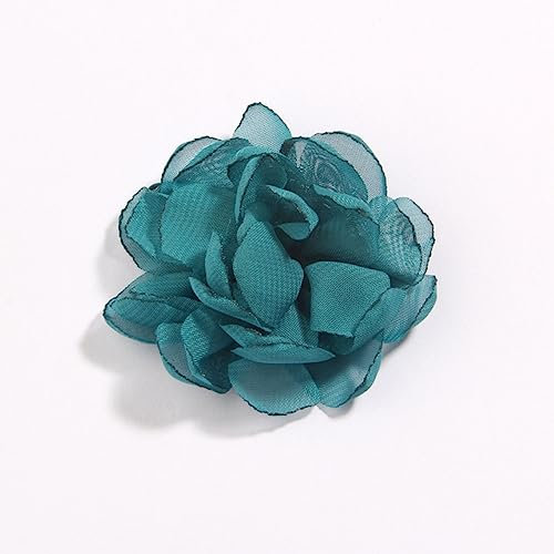 Stück 7 cm 2,7 Zoll Stoff für Hochzeitsdekoration, Spitzenbesatz, Aufnäher, Applikation, Spitze, Braut, Türkis