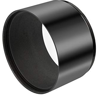 Bresser 37,5 mm Bague d’Extension Filetage M54x0,75 Interne et Externe pour Crémaillère 2,0 Pouces Aluminium Anodisé Noir