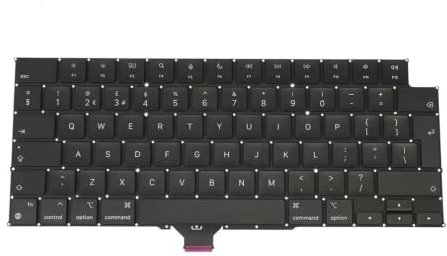 ICTION New Keyboard UK Layout Replacement for MacBook Pro 14''16.2'' Retina M1 M2 A2442 A2485 A2779 A2780 Keyboard 2021 2023 Year
