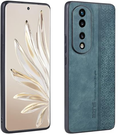 XINYEXIN Coque pour Honor 70, Étui de Protection en Cuir Ultra Fin Antidérapant et Antichoc Housse Téléphone Portable de Style Rétro - Vert