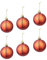 PRETYZOOM Basketball-Weihnachtskugel-Ornamente Bruchsichere Weihnachtsbaumkugel-Ornamente Weihnachten Basketball Sport Dekorative Kugeln Christbaumschmuck 6 Stück