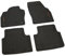 Skoda 658061270B Fußmatten Prestige Textilfußmatten 4X Stoffmatten Velours, schwarz, mit kupferfarbenen KAMIQ Schriftzug und kupferfarbener Naht