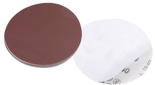 CoCud PSA Sanding Discs, 5 Inch Dia 240 Grits, Self Adhesive Sticky-Back Sandpaper - (Applications: for Woodworking Metal Finishing), 10-Pieces