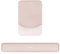 MOSISO Repose-Poignet pour Tapis de Souris&Clavier Set,Ergonomique Mouse Pad Antidérapante Rectangle Domicile/Bureau Soulagement Douleur,Repose Poignet Surélevé Courbé Mousse à Mémoire,Abricot