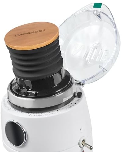 CAFEMASY Single Dose Hopper Compatible with Niche Zero Coffee Grinder Cleaning Tools Zero Retention Silicone Bellow Blower