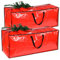 2 Pack Jumbo Christmas Tree Storage Bag Fits 7.5FT Tall Xmas Trees, Waterproof Heavy Duty Xmas Tree Bag Storage Bag with Durable Handles Zipper