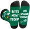 Fussball Geschenke Jungen, Geschenkideen Fussball Socken mit Spruch Bitte Nicht Stören Ich Schaue Fußball, Lustige Fußball Vatertagsgeschenk Geburtstagsgeschenk Papa Geschenke für Männer
