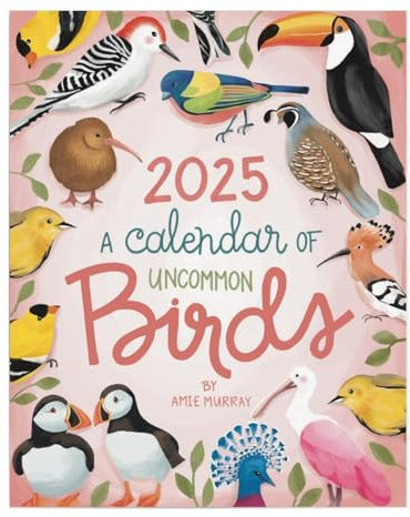 POLISH 2025 ein Kalender mit Ungewöhnlichen Vögeln - Monats-Wandkalender für Vogelbeobachter, Papierkalender, Organisieren und Planen