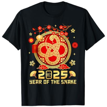 Year Of The Snake 2025 Happy Chinese New Year 2025 Snake T-Shirt