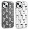 Xylota 2 x Transparent Handyhülle für iPhone 14/iPhone 13 6,1 Hülle, Durchsichtig Case Muster Aesthetic Schleifen Mädchen Frauen Schutzhülle, Weich Silikon TPU Bumper Stoßfeste Cover für iPhone 14,02