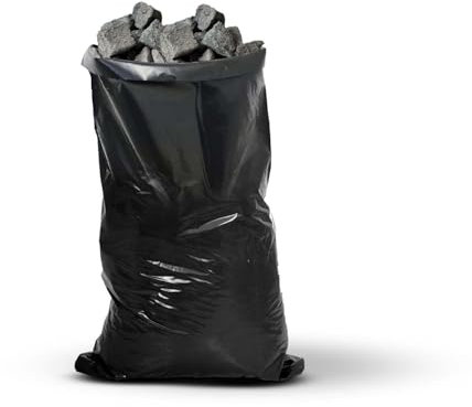 Primes DIY Rubble Sacks Heavy Duty Strong Garden Waste Bags 20 x 30-inch, Builders Waste Bags Heavy Duty Black, 90 to 100 Microns, 30kg Capacity (25 Pack)
