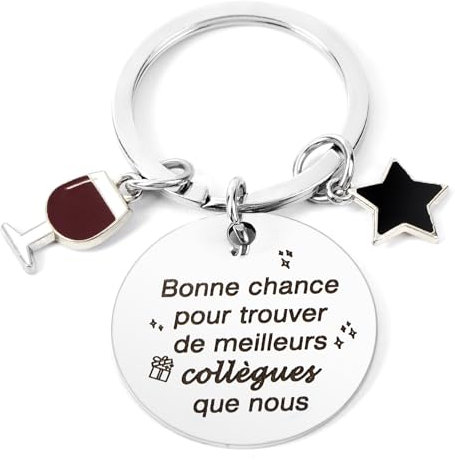 Cadeau Départ Colleague - Porte-Cles Personnalisé Retraite Original - Merci