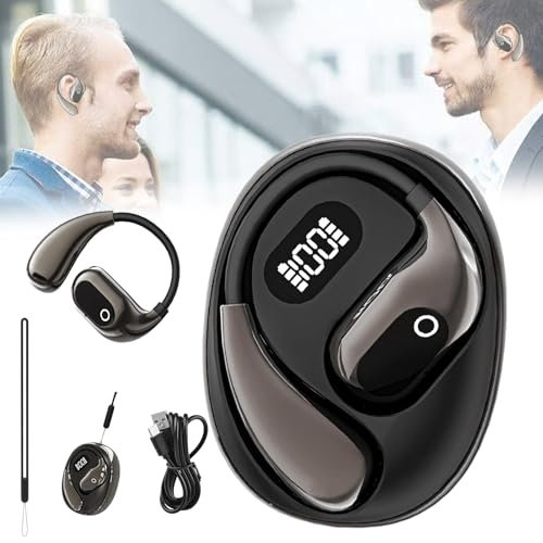 AI Übersetzer Kopfhörer, Bluetooth V5.4 Sprachübersetzer Kopfhörer mit 144 Sprachen und High-Definition-Sound Langfristige Haltbarkeit für Reisen Studium