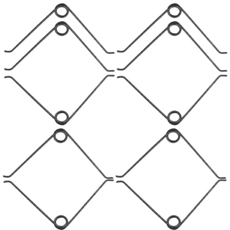 Hemobllo 10x V-Förmige Ersatzfedern Gartenschere – Edelstahl Trimmfeder Schwarz, hohe Flexibilität für Astschere, Baumschere & Rebschere, schnelle Montage für Obstbaum- & Heckenpflege