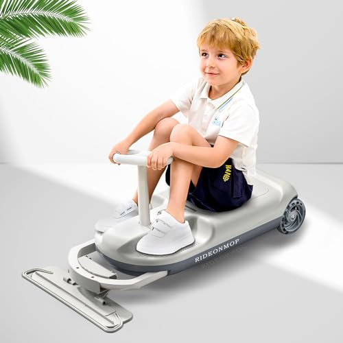 Reinigungs-Go-Kart, einziehbares Reinigungs-Wisch-Kart, tragbare Reinigungs-Go-Karts, Mini-Go-Kart für 3-10+