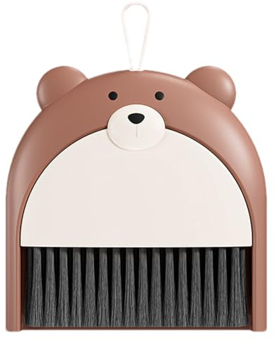Wide Usage Desk Sweepers - Mini Dustpan and Broom, Cleaning Brush | Small Size Set for Table Debris, Crumb Collector for Offices, School Desktop Use, Home Surfaces Dust Removal, Keyboard Clean Tool