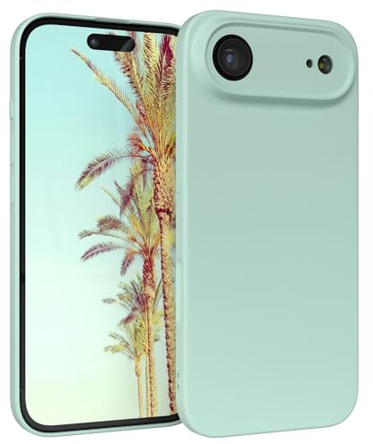 EAZY CASE - Silikonhülle für iPhone Air Hülle Silikon Case Grün weich stoßfeste Handyhülle Schutzhülle mit Kameraschutz Dünn Premium Schutz Cover TPU Phone Bumper in Pastell Mintgrün Matt
