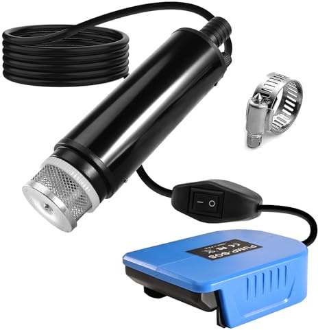 Wasserpumpe für Bosch 18V Haus und Garten Akku, 635 GPH Kabellose Wassertransferpumpe, 100W 12V Tauchpumpe Schmutzwasserpumpe Saugpumpe Absaugpumpe für Poolpumpen, Autowäsche, Pfütze (Ohne Akku)