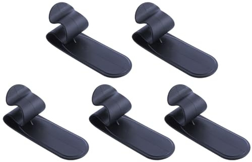 BESPORTBLE 5pcs Self-Adhesive Car Door Umbrella Clips Hooks Holder Portable Storage Rack Organizer for Rain Umbrellas and Home Use