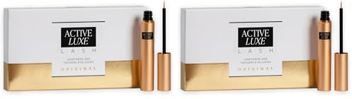 Active Luxe Wimpernserum – Lash Serum für längere, dichtere & dunklere Wimpern – Eyelash Serum ohne Hormone, Vegan & Klinisch Getestet, 1,5 ml (Packung mit 2)