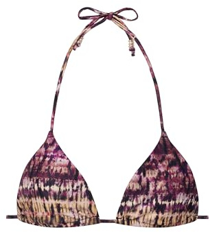 Dorina Amnesia Triangel-Bikinioberteil – Glänzende Mikrofaser, Bindeträger mit Golddetails, Herausnehmbare Pads