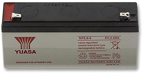 YUASA NP2.8-6 BATTERY LEAD-ACID 6V 2.8AH [1] Pro-Series (Epitome Verified)