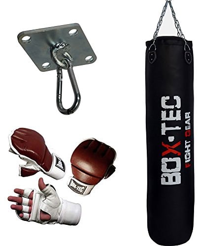 BOX-TEC Boxset MMA Kickboxen Muay Thai Retro/Studioline 150cm Cuba (Schwarz)