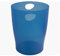 Exacompta 45360D ECOBIN Papierkorb 15 Liter mit Griffen. Eleganter und robuster Papierkorb und Mülleimer im modernen Design Königblau transluzent
