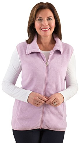 Fashion Friendly Fleece Gilet/Body Warmer (XL, Lilac)